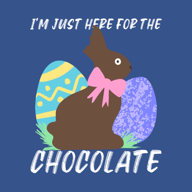 Chocolate Easter Bunny by Tip Top Tee's