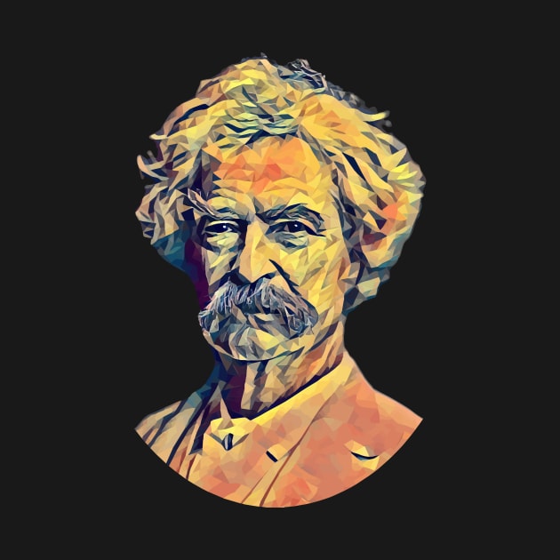 Mark Twain Polypaint by jph