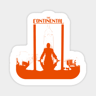 continental series john wick world graphic design illustration Magnet