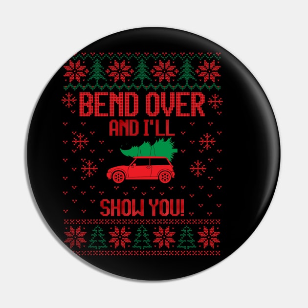 Bend Over And I'll Show You Christmas Couple Matching Family Pin by rhazi mode plagget