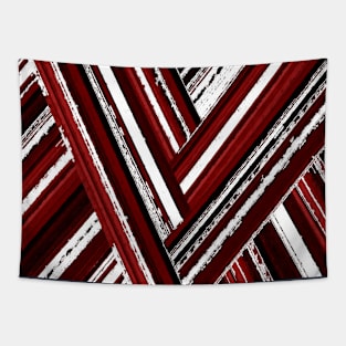 red and white colors Tapestry