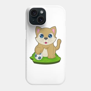 Cat Soccer player Soccer Phone Case