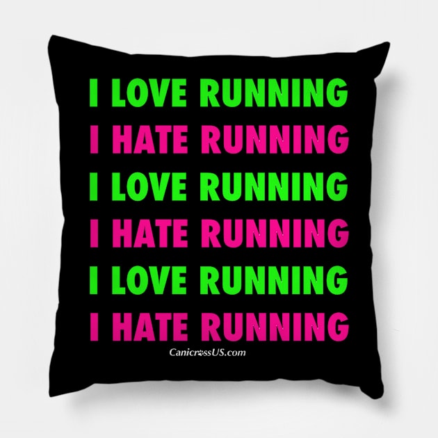 LOVE IT OR HATE IT Pillow by CanicrossUS