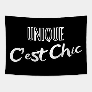 Unique C'est Chic cool design Tapestry