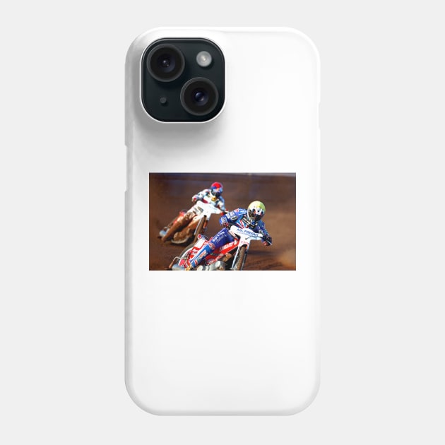 Great Britain Speedway Motorcycle Action Phone Case by AndyEvansPhotos