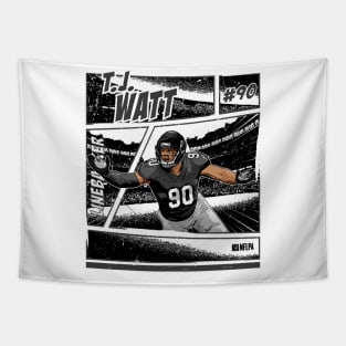 T.J. Watt Pittsburgh Comic Tapestry