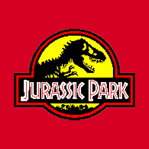 8-Bit Jurassic Park by IORS