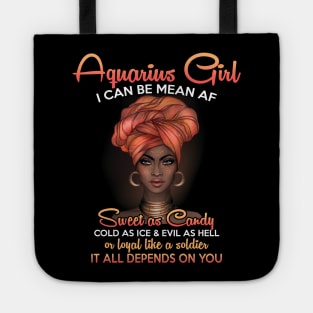 Aquarius Birthday Queens Are Born in January 20 February 18 Tote