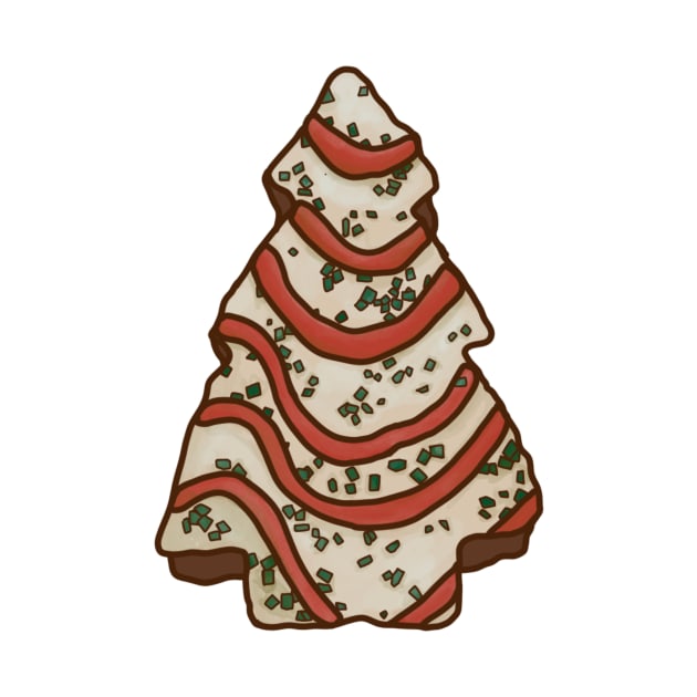 Nostalgic Stripped Christmas Tree Cake by 1000Words-Emily