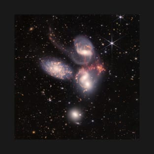 James Webb Space Telescope Deep Field Stephan’s Quintet T-Shirt
