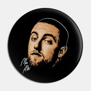 Mac Miller Big Face Pin