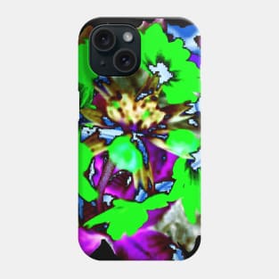 Abstract Flowers By LowEndGraphics Phone Case
