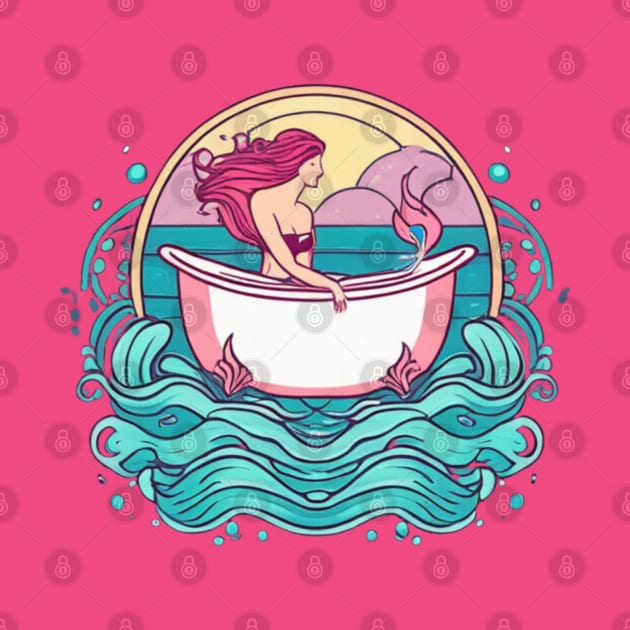 mermaid in the bath up by dodolanlaku