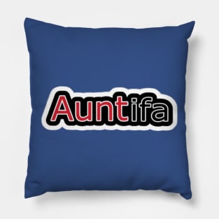 AUNTifa Sticker - Back Pillow