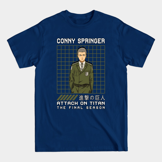 Discover CONNY SPRINGER - Attack On Titan - T-Shirt