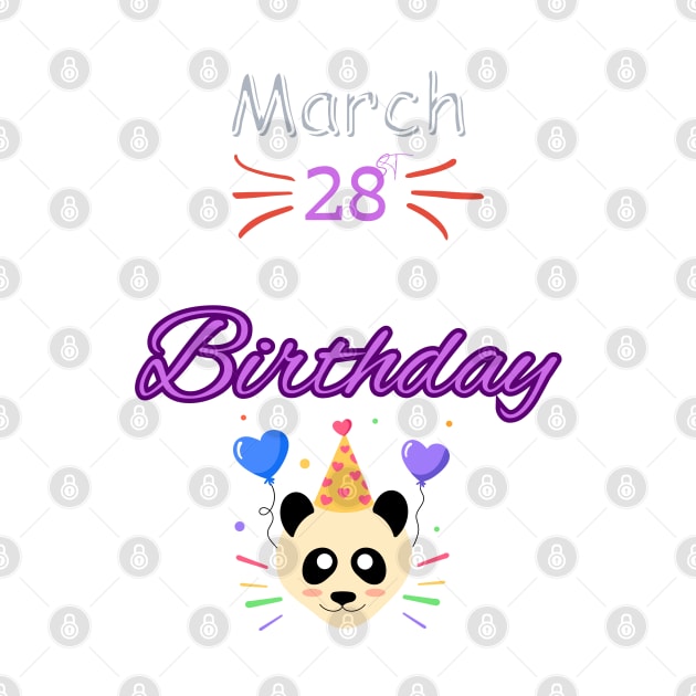 March 28 st is my birthday by Oasis Designs