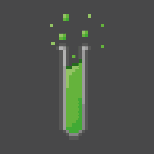 Science test tube pixel by Poulpimousse