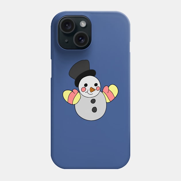 Cute Snowman Phone Case by saradaboru