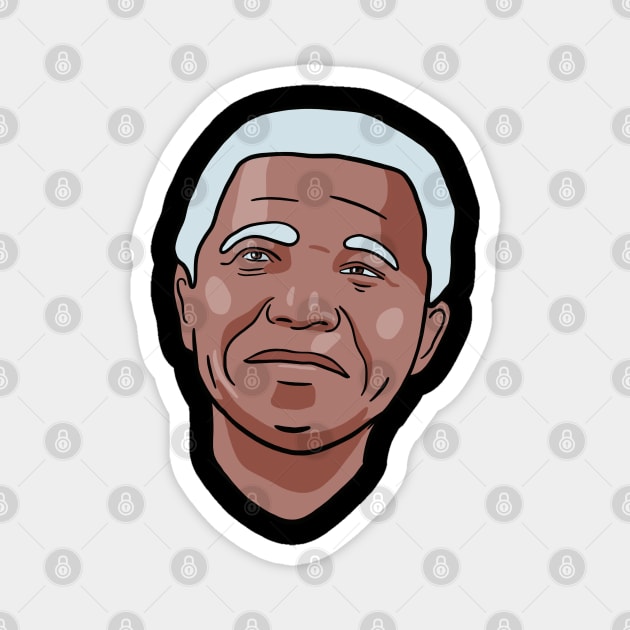 Nelson Mandela Magnet by isstgeschichte