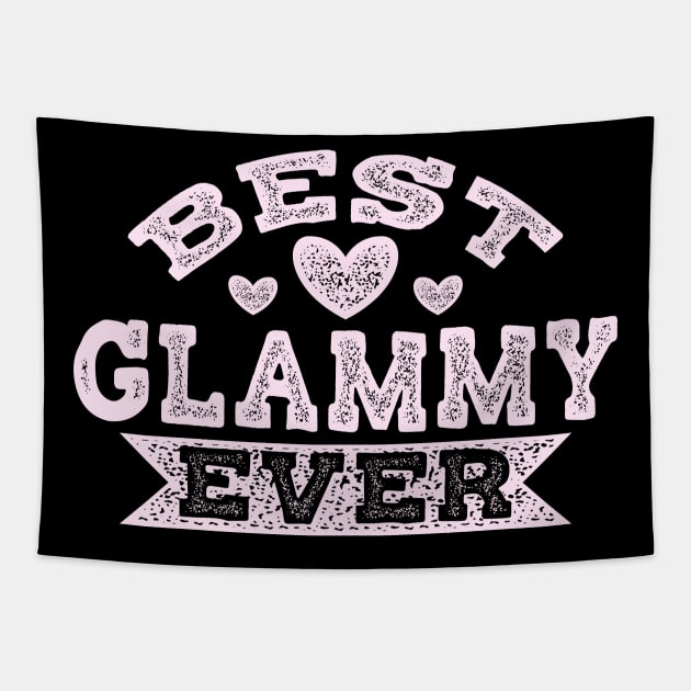 Best Glammy Ever Grandmother Gift Nana Design Tapestry by Linco