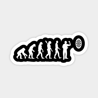 Dart Evolution From Monkey To Dart King Funny Gift Magnet