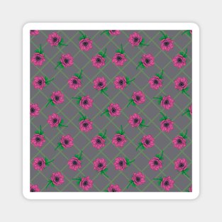 Anemone Field Pink Magnet