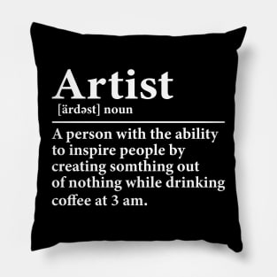 Noun Artist Definition Paintbrush Painter Pillow