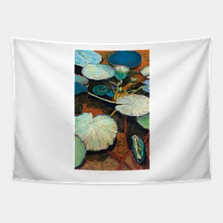 Frogs Hideaway Tapestry