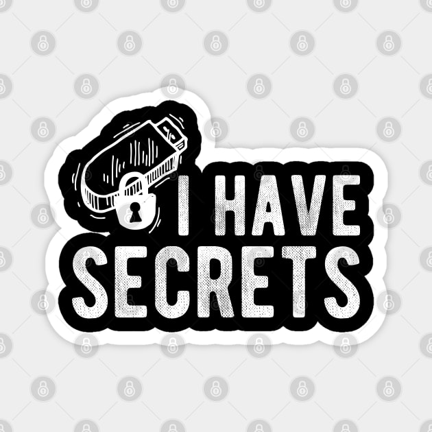 USB I Have Secrets Magnet by KC Happy Shop