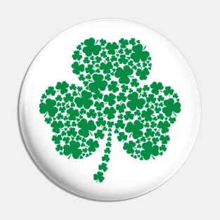 St. Patrick's Day for Women Shamrock Heart Pin