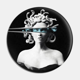 Medusa surreal portrait Pin