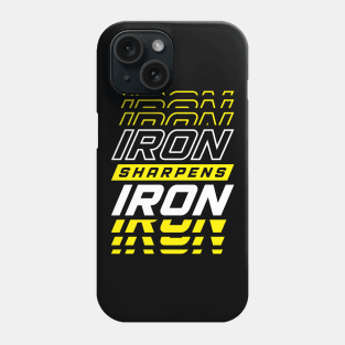 Iron Sharpens Iron Phone Case