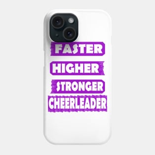 Cheerleader Sport Girls Squads Endurance Saying Phone Case