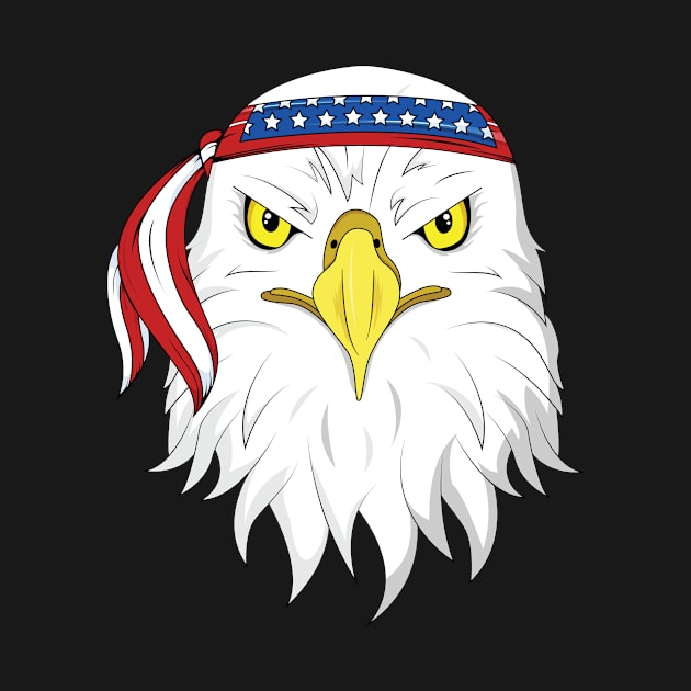 Eagle 4th of July T-Shirt Men Kids Boys Patriotic American by 14thFloorApparel