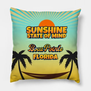 Boca Pointe Florida - Sunshine State of Mind Pillow