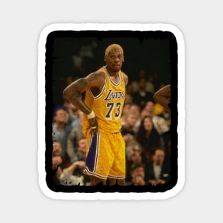 Dennis Rodman in Lakers Magnet