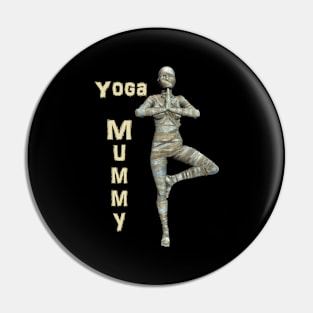 Yoga Mummy Tree Pose Pin