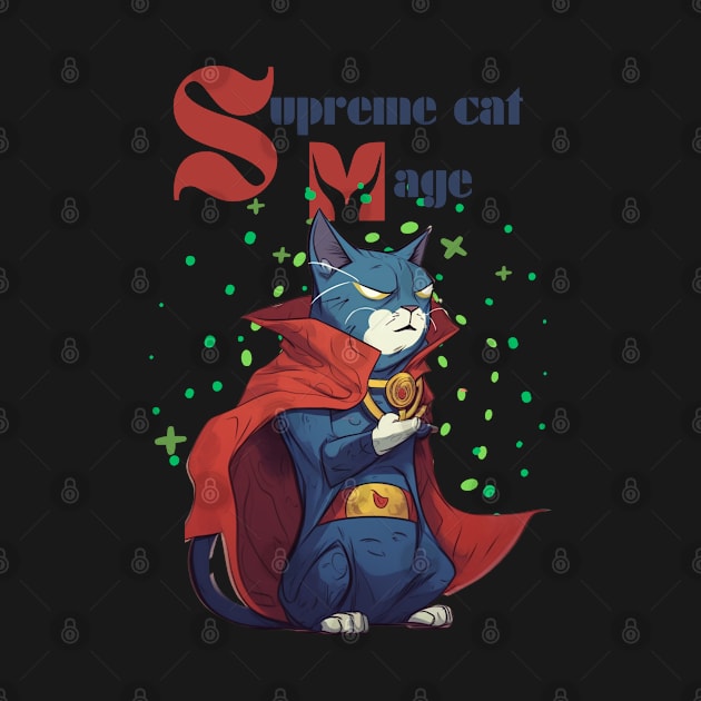 Supreme cat mage by FrogandFog