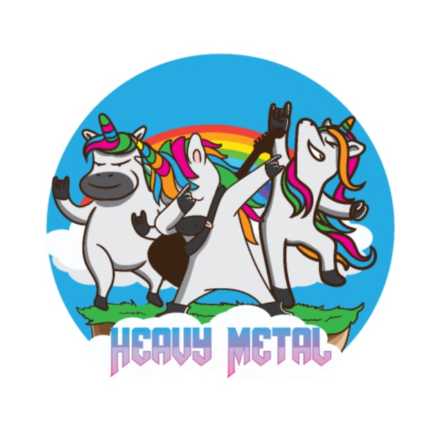 Death Metal Heavy Metal Unicorn by flickskyler179