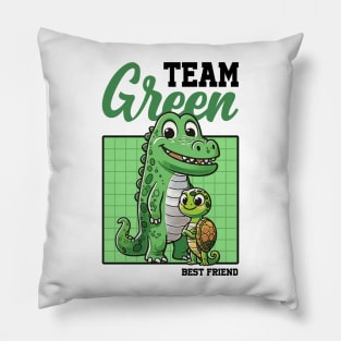 Team green Pillow