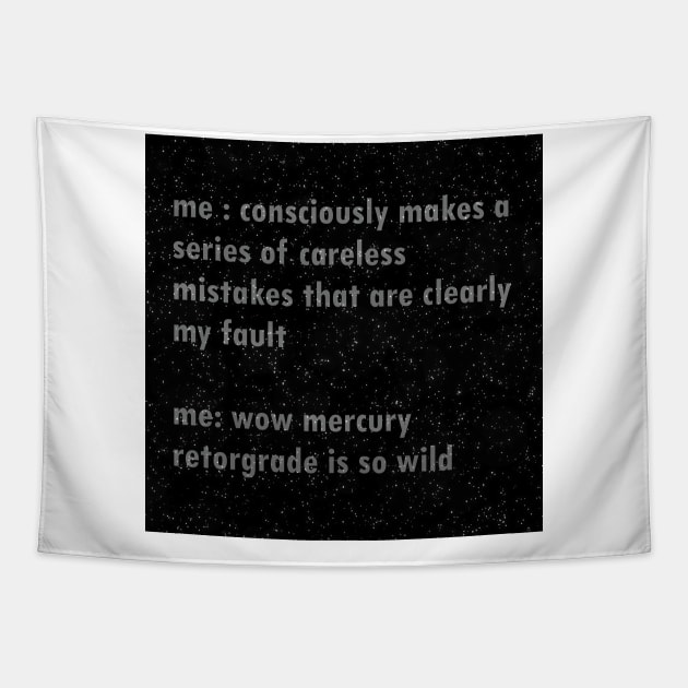 Horoscope Meme Tapestry by psanchez