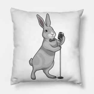 Rabbit Singer Microphone Music Pillow