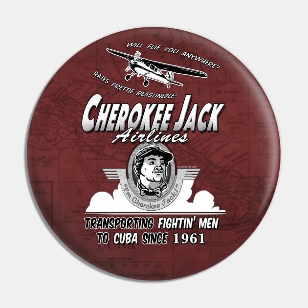 Cherokee Jack Airlines Pin by marlowinc