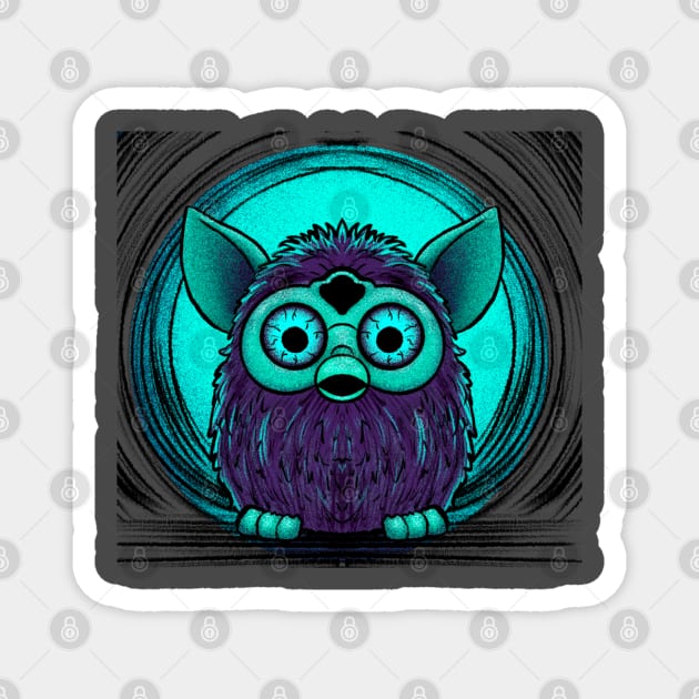 Haunted Furby Magnet by AmyNewBlue