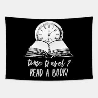 Time Travel Read A Book Tapestry