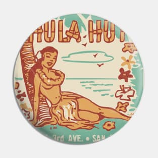 Hula Hut / Vintage Tiki Americana Pin