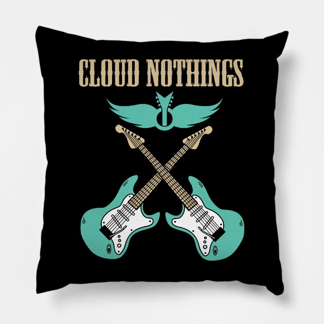 CLOUD NOTHINGS BAND Pillow by dannyook