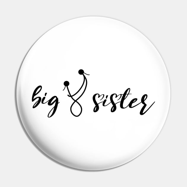 Big sister , Sister gift idea , cool girly Sis Pin by Salahboulehoual