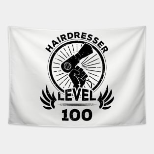 Level 100 Hairdresser Gift Tapestry