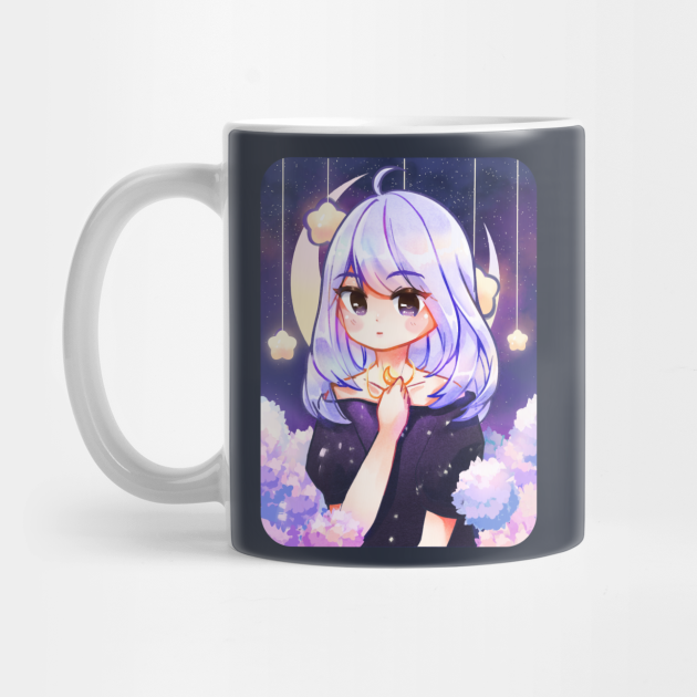 Lilac Starry Night Kawaii Aesthetic Anime Girl Anime Mug Teepublic See more ideas about aesthetic anime, anime, anime wallpaper. teepublic